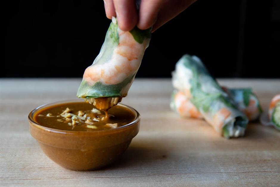 Sweet and Nutty Summer Roll Dipping Sauce