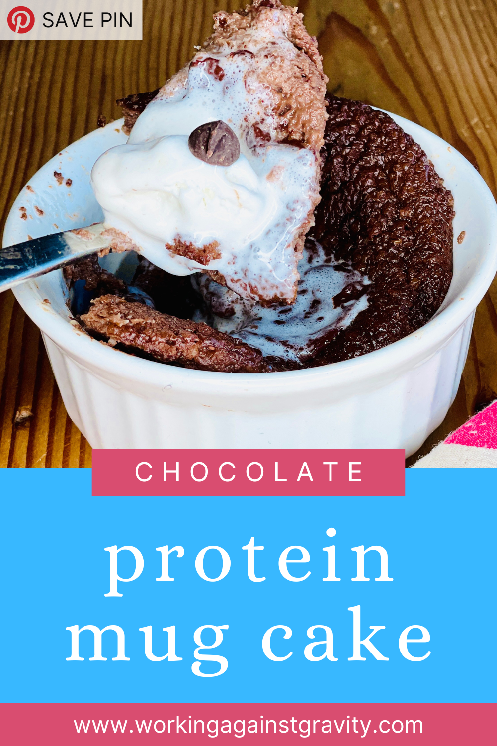 protein chocolate mug cake