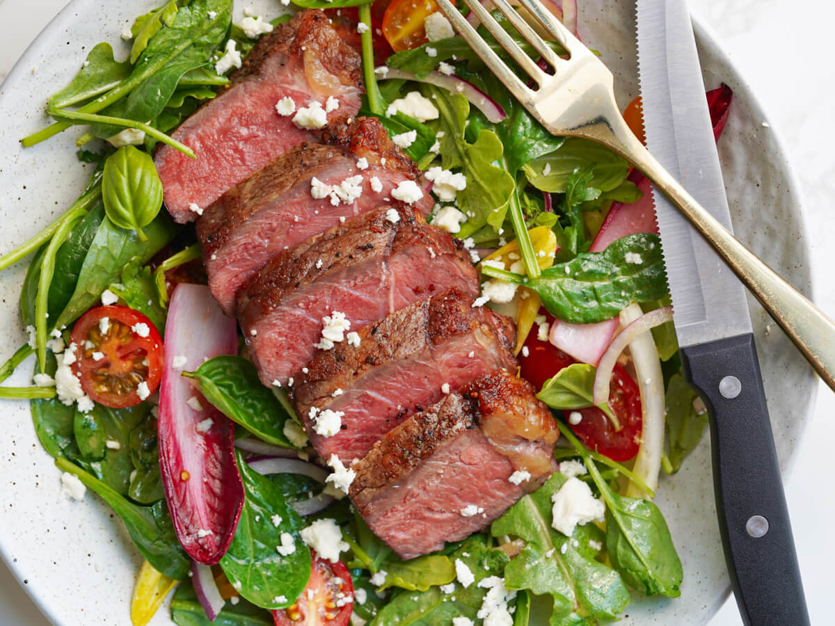Recipe Reverse Seared Steak Salad